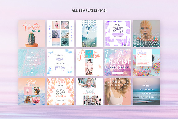 SALE 2in1 Dreamy Vibes Edition in Instagram Templates - product preview 10