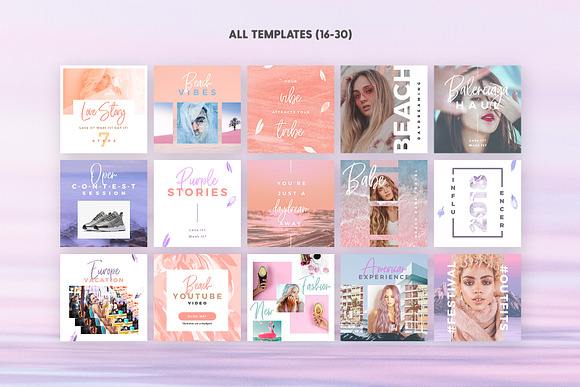 SALE 2in1 Dreamy Vibes Edition in Instagram Templates - product preview 11