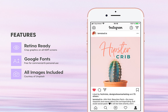 SALE 2in1 Dreamy Vibes Edition in Instagram Templates - product preview 12