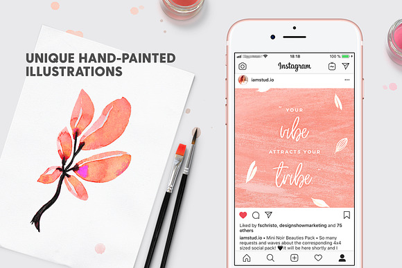 SALE 2in1 Dreamy Vibes Edition in Instagram Templates - product preview 13