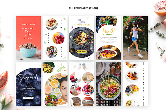 SALE 2in1 Detox Week Edition in Instagram Templates - product preview 5