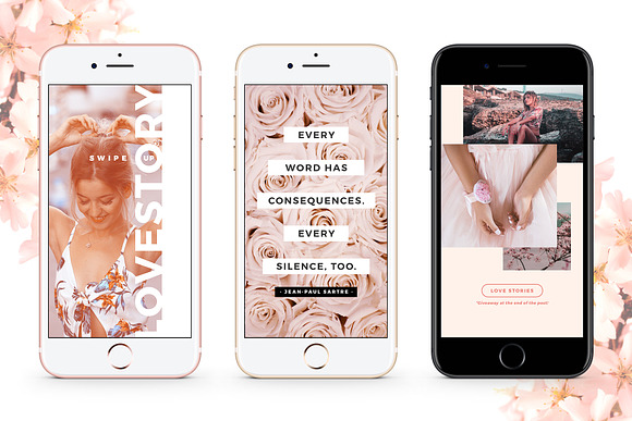 SALE 2in1 Blush Emotions Edition in Instagram Templates - product preview 6