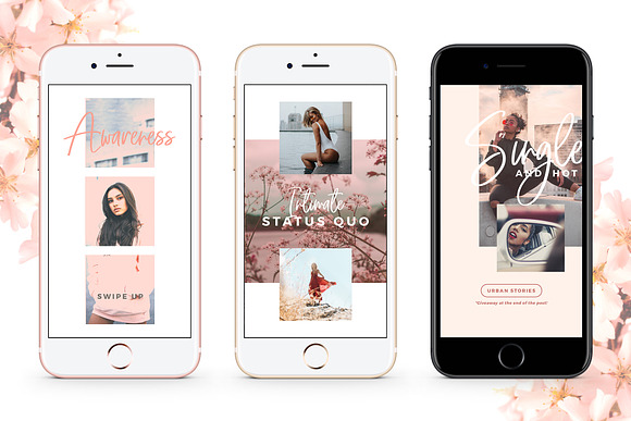 SALE 2in1 Blush Emotions Edition in Instagram Templates - product preview 7