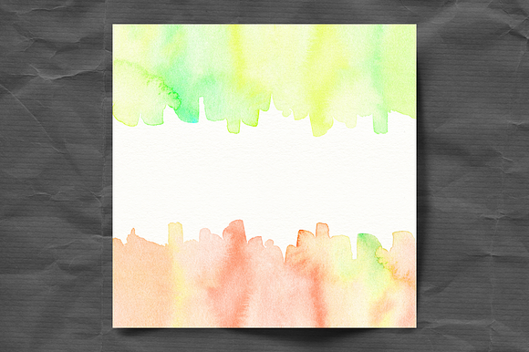 Set of watercolor postcards in Postcard Templates - product preview 2