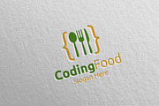 Coding Food Logo for Restaurant 36