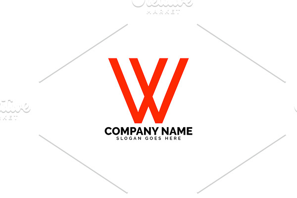w letter logo