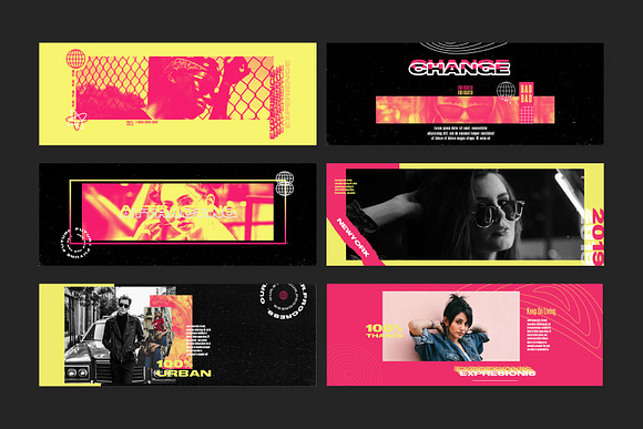 Duotone Facebook Cover Templates in Facebook Templates - product preview 4
