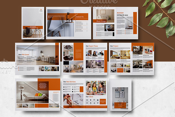 Interior Brochure | Catalog - V997 in Brochure Templates - product preview 1