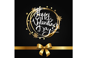 Happy Valentines Day Inscription in