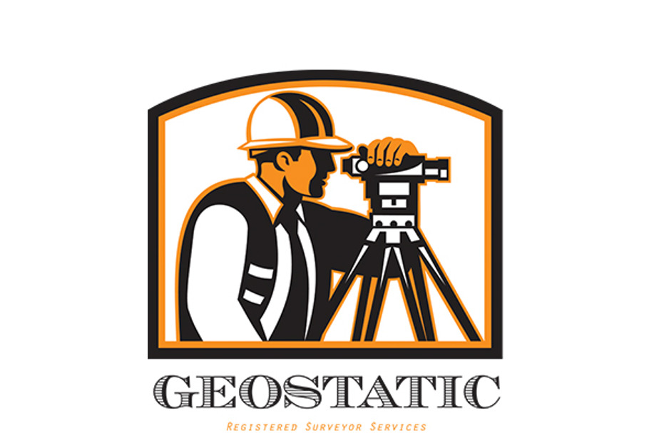 Geostatic Surveyor Logo in Logo Templates - product preview 8