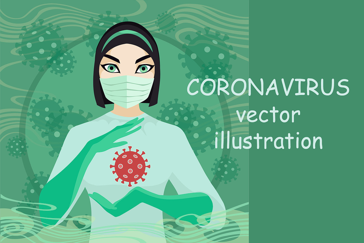 Coronavirus (vector) in Illustrations - product preview 8