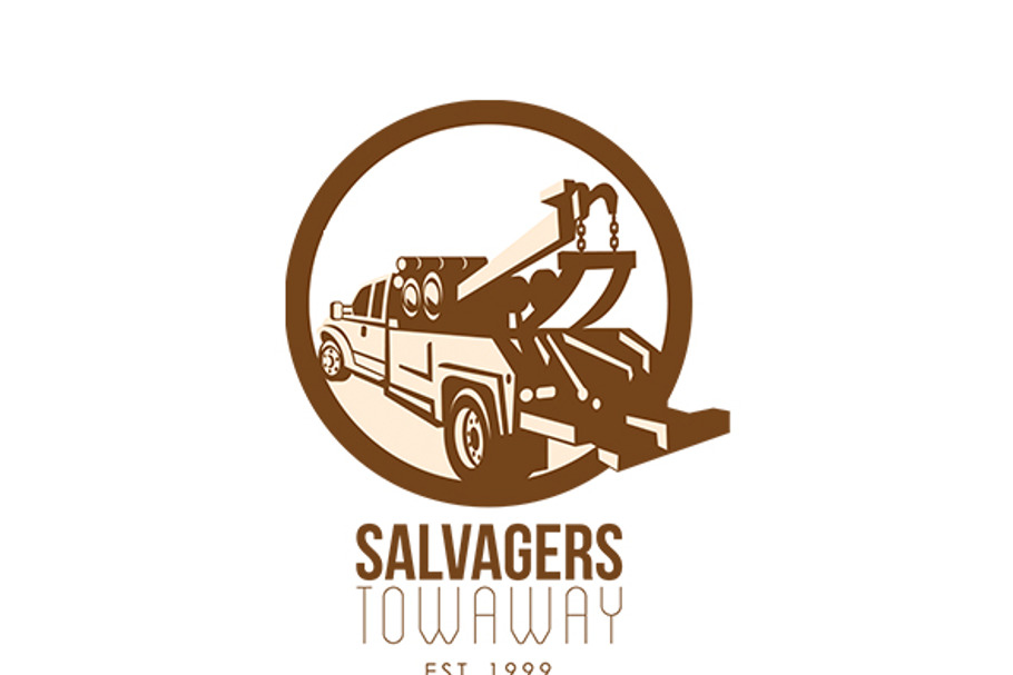 Salvagers Towaway Logo in Logo Templates - product preview 8