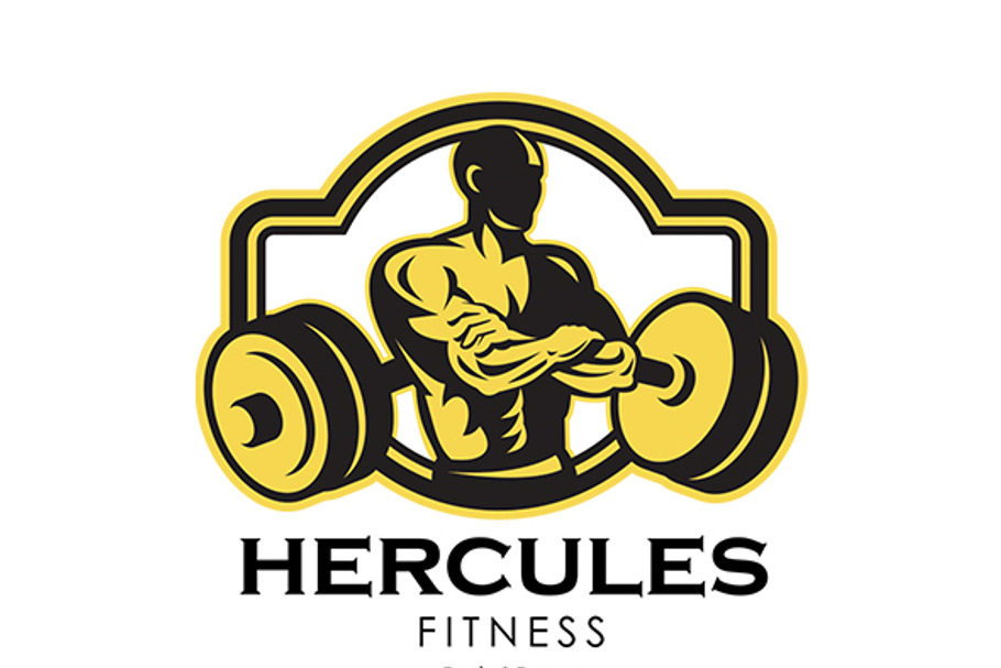 Hercules Fitness Logo in Logo Templates - product preview 8