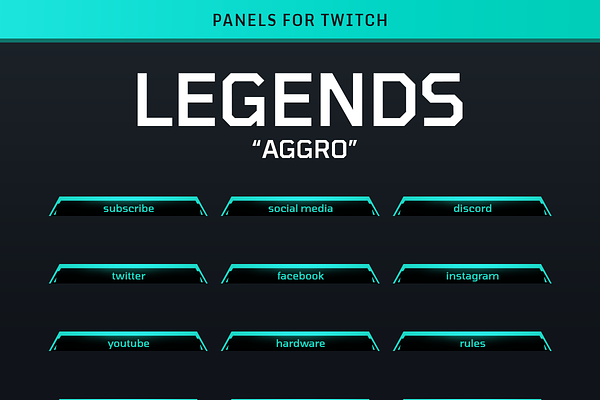 Legends Aggro - Twitch Panels