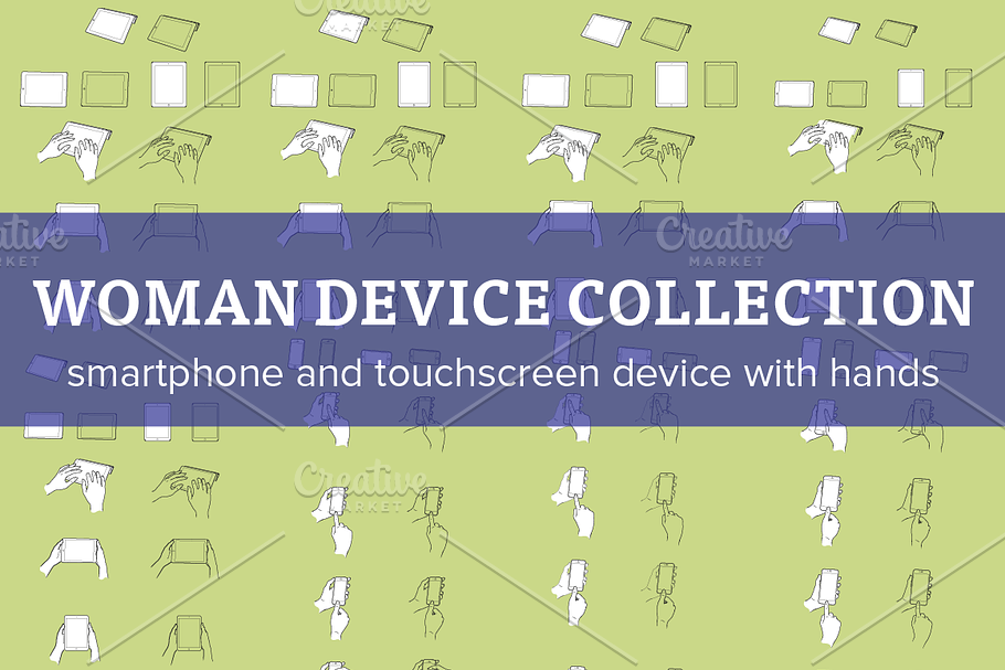 Bundle - Woman's Hands & devices