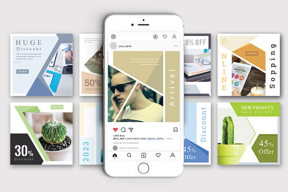 SALE SOCIAL MEDIA PACK in Instagram Templates - product preview 4
