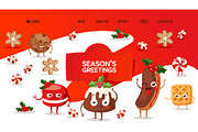 Bakery website Christmas campaign