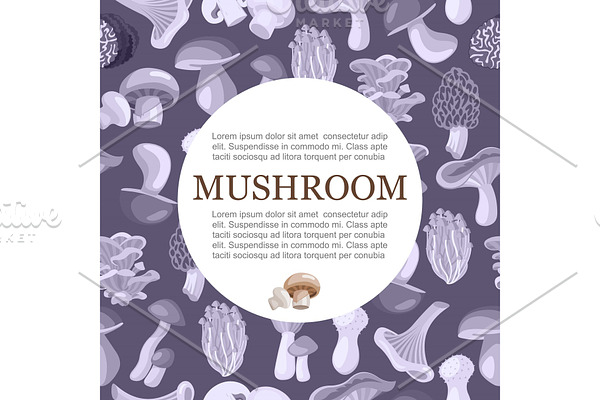Mushrooms edible vegeterian