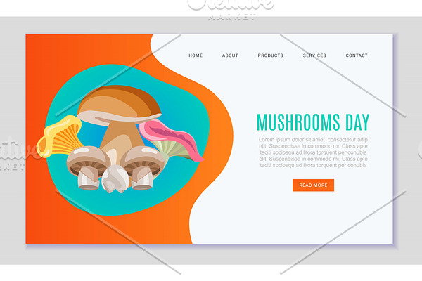 Mushrooms day edible organic