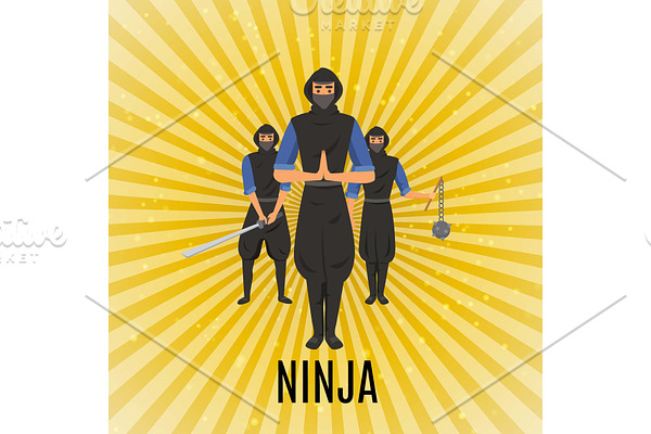 Ninja assassin movement and fighting