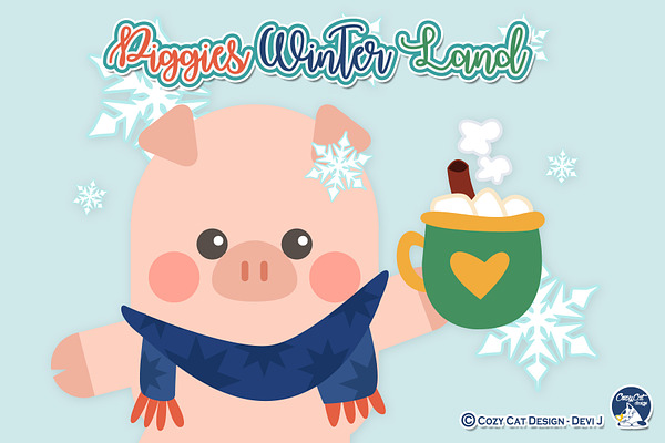 Piggies Winter Land