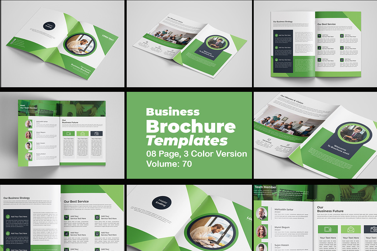 Creative Business Brochure Template in Brochure Templates - product preview 8
