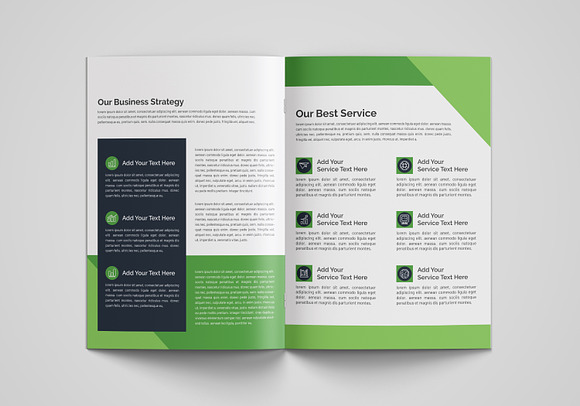 Creative Business Brochure Template in Brochure Templates - product preview 3