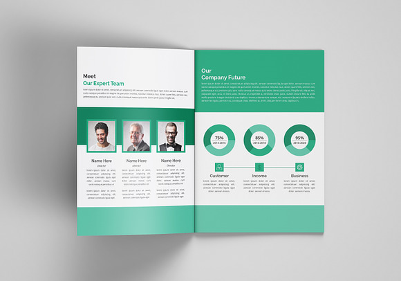 Corporate Business Brochure Template in Brochure Templates - product preview 4