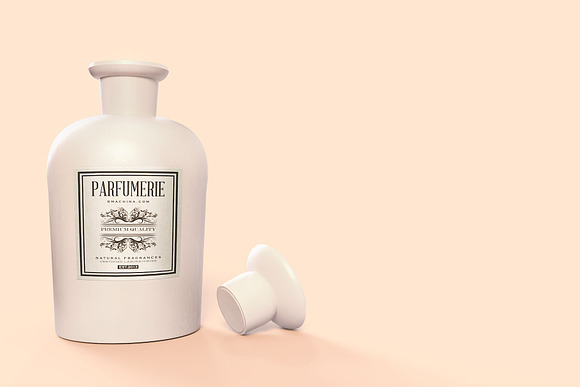 Pattern&Label Parfum Bottle Mockup in Product Mockups - product preview 1