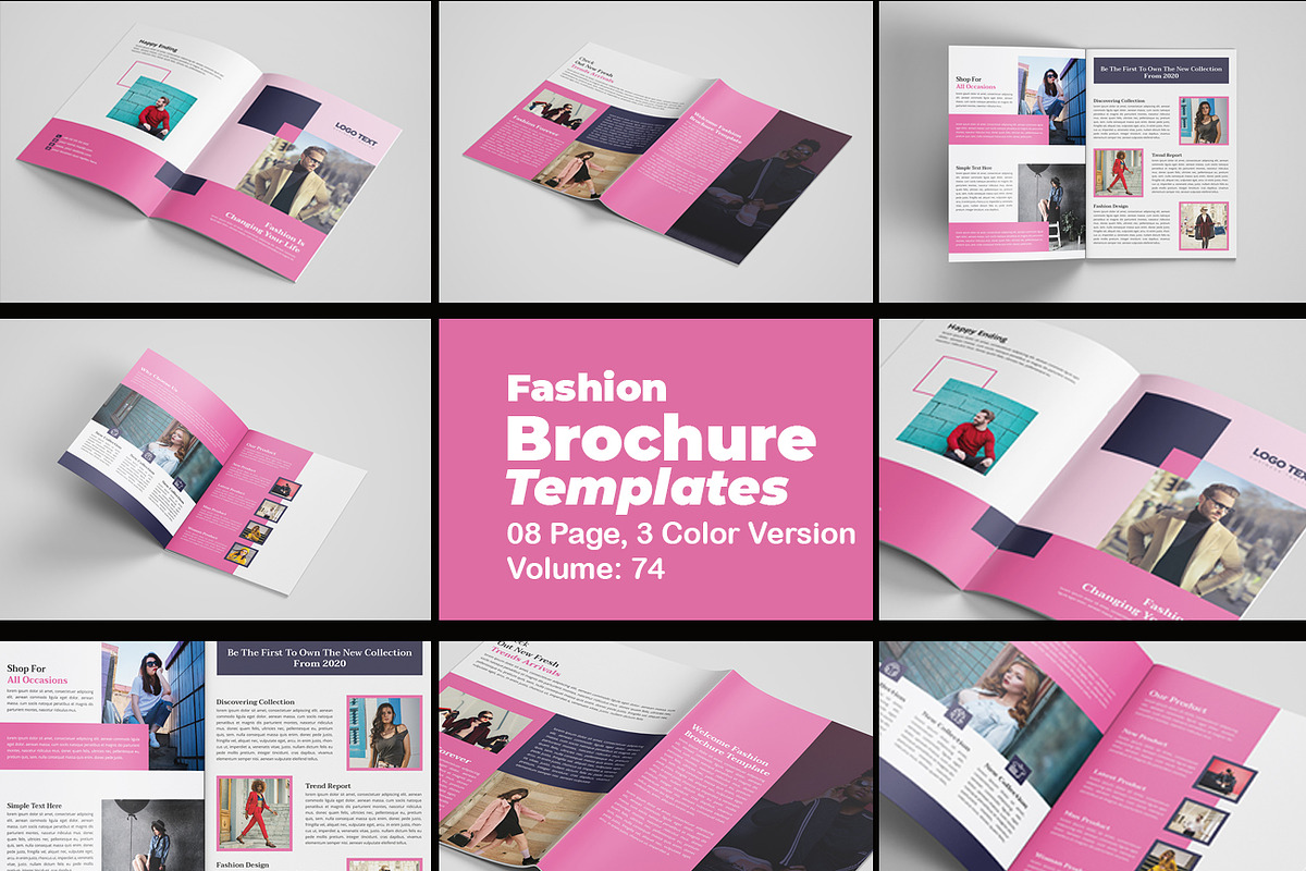 Fashion Brochure Template in Brochure Templates - product preview 8