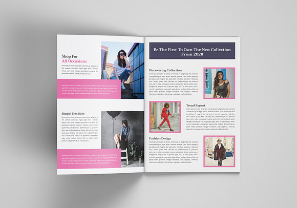 Fashion Brochure Template in Brochure Templates - product preview 3