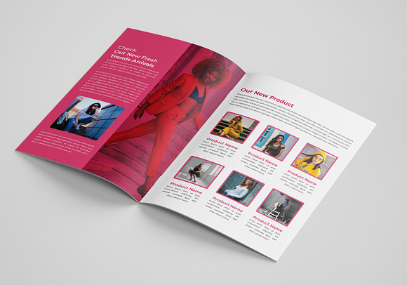 Fashion Brochure Template in Brochure Templates - product preview 3