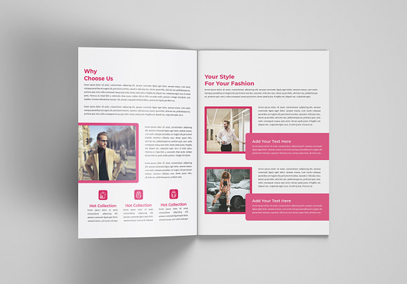 Fashion Brochure Template in Brochure Templates - product preview 4