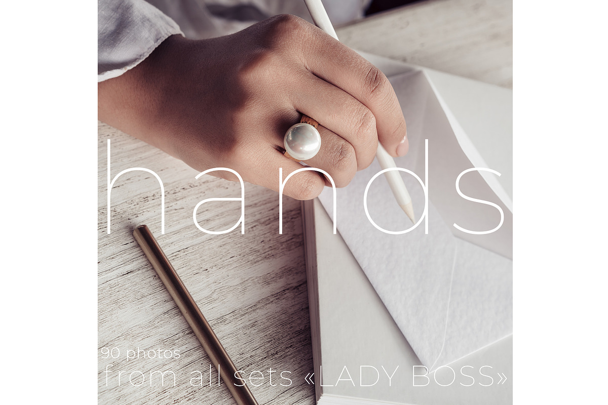 HANDS (90 ph. from all "Lady Boss") in Instagram Templates - product preview 8