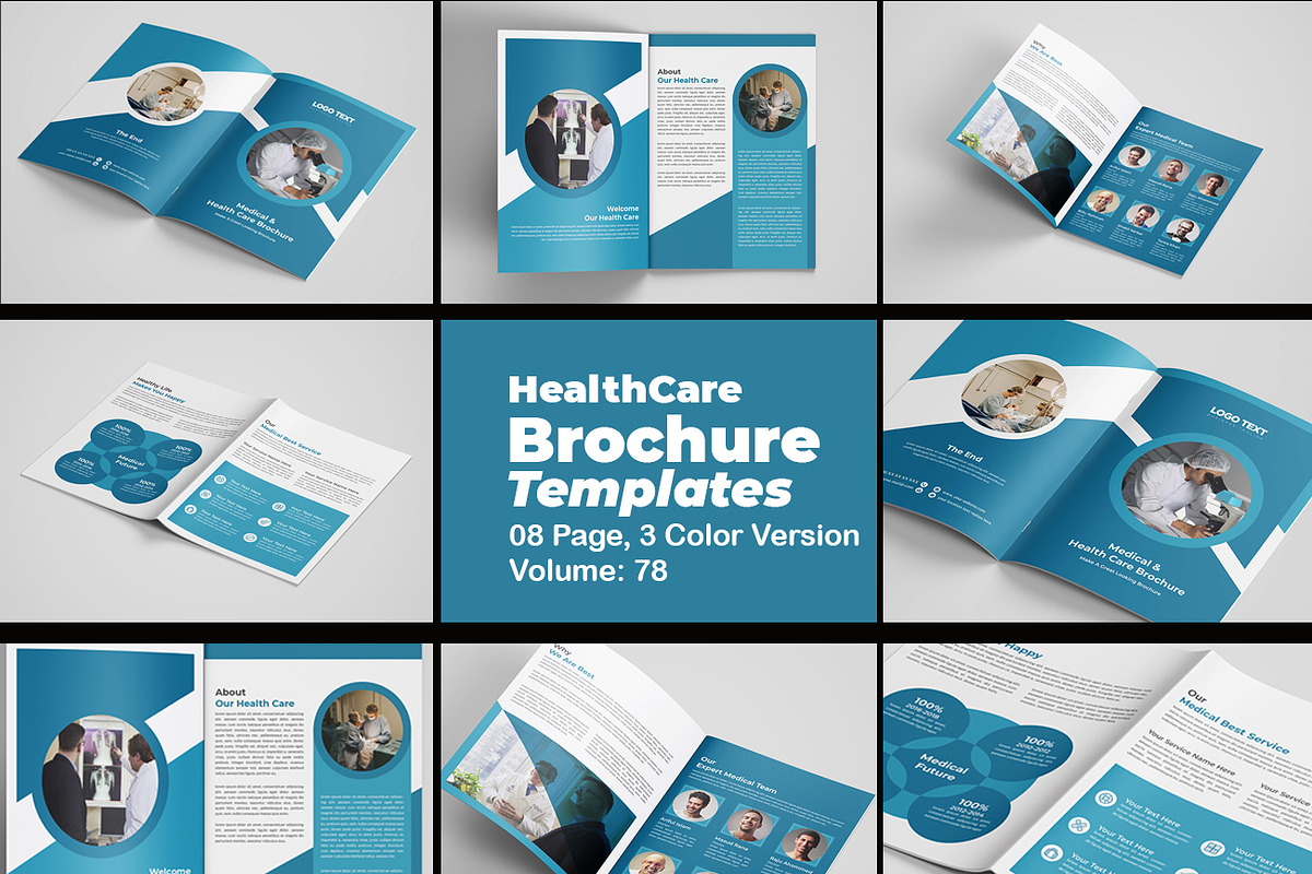 Healthcare Brochure Template in Brochure Templates - product preview 8