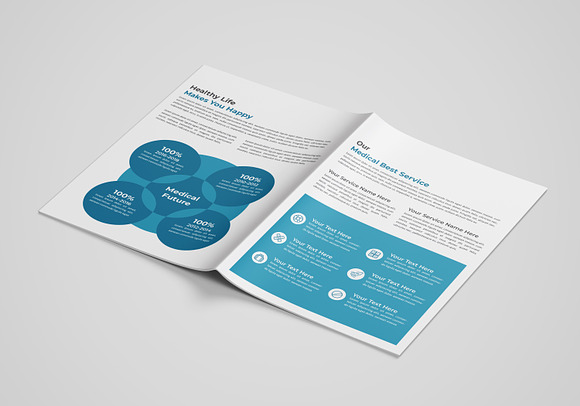 Healthcare Brochure Template in Brochure Templates - product preview 4