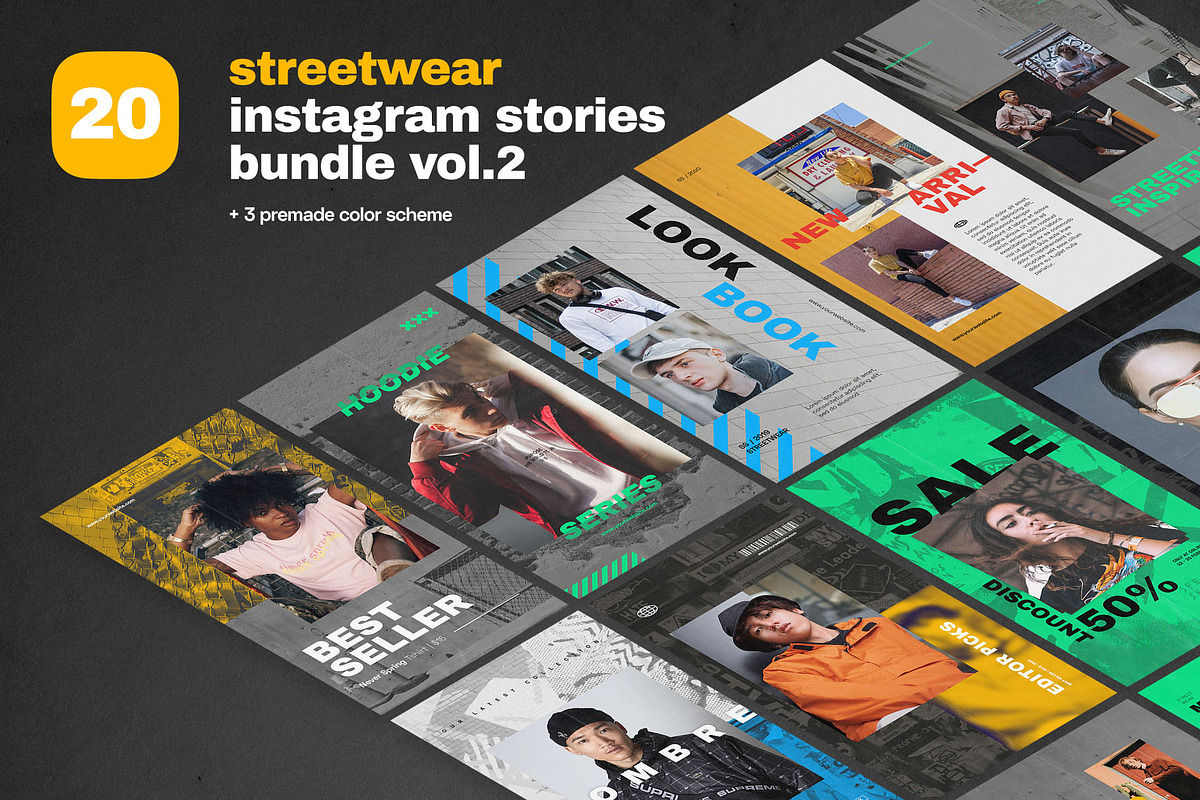 Instagram Stories - Streetwear Vol.2 in Instagram Templates - product preview 8