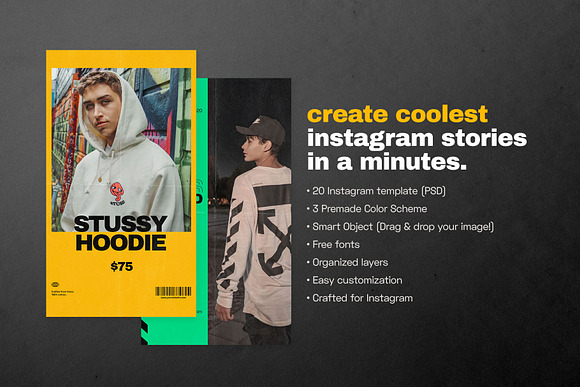 Instagram Stories - Streetwear Vol.2 in Instagram Templates - product preview 4