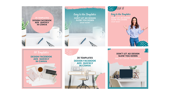 Facebook Ad Templates Canva in Social Media Templates - product preview 4