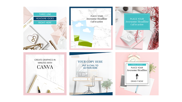 Canva Ad Template Facebook Instagram in Templates - product preview 4