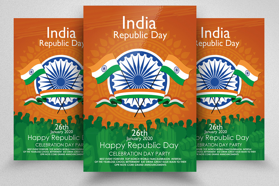 Indian Republic Day Event Flyer