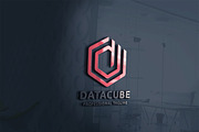 Data Cube Letter D Logo
