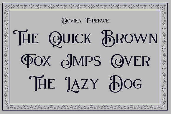 Dovika in Serif Fonts - product preview 8