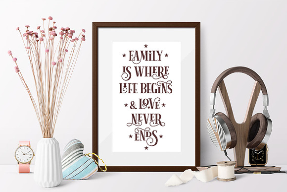 Family Quotes SVG cut files. Bundle in Objects - product preview 7
