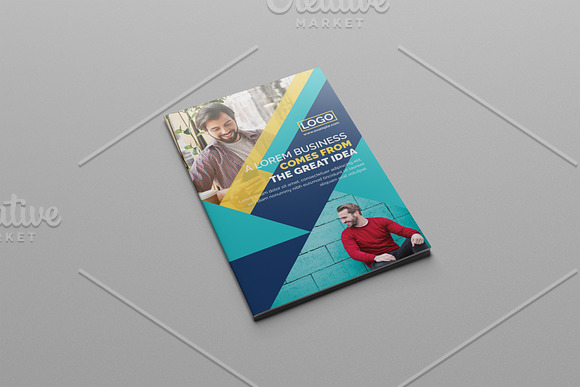 Colorful Bifold Brochure in Brochure Templates - product preview 2
