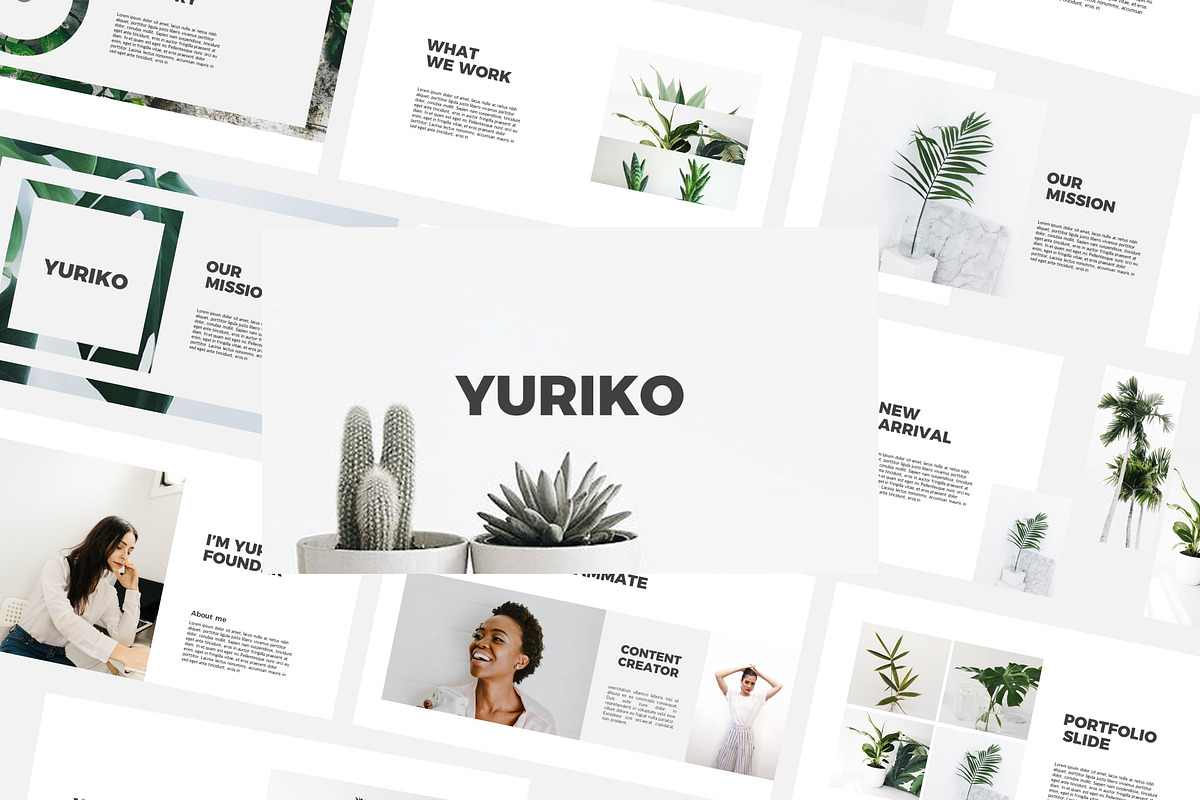 Yuriko - Google Slide Template in Google Slides Templates - product preview 8
