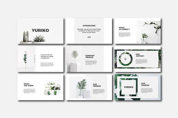 Yuriko - Google Slide Template in Google Slides Templates - product preview 1