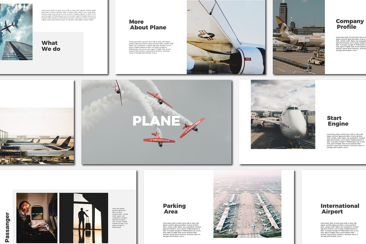 Plane - Keynote Template in Keynote Templates - product preview 8