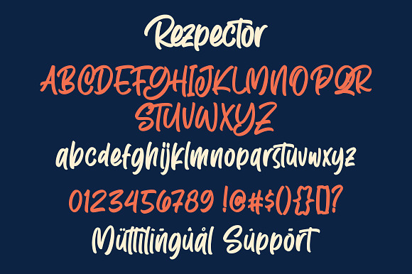 Rezpector - Stylish Display Font in Display Fonts - product preview 7