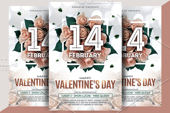 Valentine's Day Flyer in Flyer Templates - product preview 1